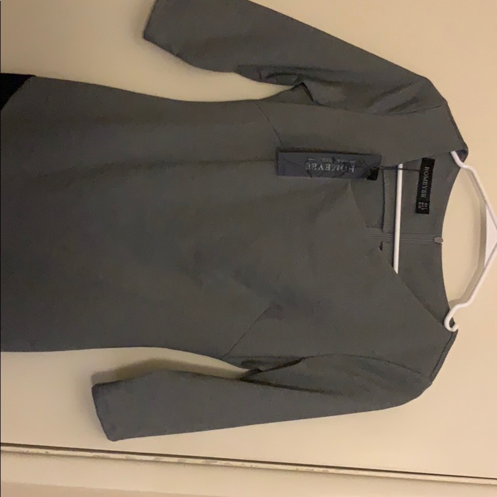 NWT asymmetrical neck work dress